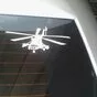 Наклейка «Вертолет Ми-8» - виниловая плёнка белого цвета. na-lepi.ru