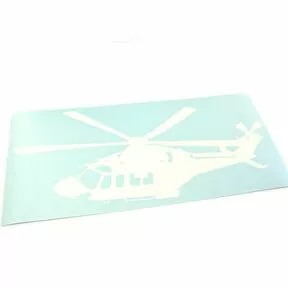Наклейка «Вертолет Agusta AW-139» - виниловая плёнка белого цвета