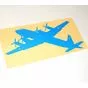 Наклейка «Самолет Ильюшин-38»Наклейка «Самолет Ил-38» - светоотражающая плёнка синего цвета