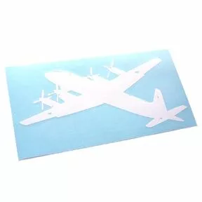 Наклейка «Самолет Ильюшин-22» - виниловая плёнка белого цвета