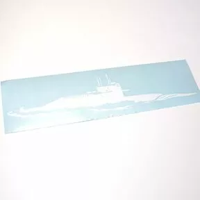 Подводная лодка пр.667БДР «Кальмар» - виниловая плёнка белого цвета