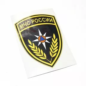 Наклейка «Шеврон МЧС России»