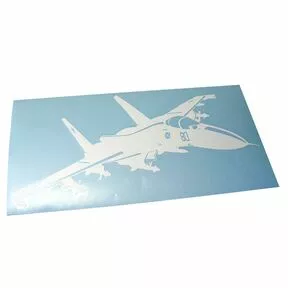 Наклейка «Палубный истребитель Sу-33»Наклейка «Штурмовик Су-25» - виниловая плёнка белого цвета