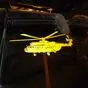 Наклейка «Тяжёлый многоцелевой вертолет Ми-6» - светоотражающая плёнка желтого цвета. Тел. 499-704-19-40