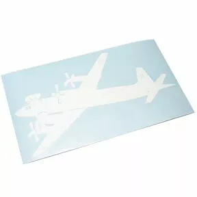 Наклейка «Противолодочный самолёт Ильюшин-38Н» - виниловая плёнка белого цвета