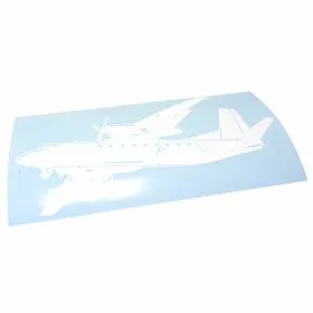 Наклейка «Пассажирский самолет Ан-24» - с шасси
