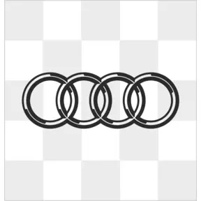 Наклейка из виниловой пленки Audi