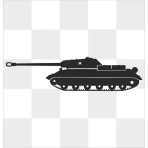 Наклейка танк ИС-3