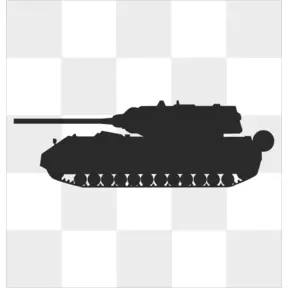 Наклейка танк Маус